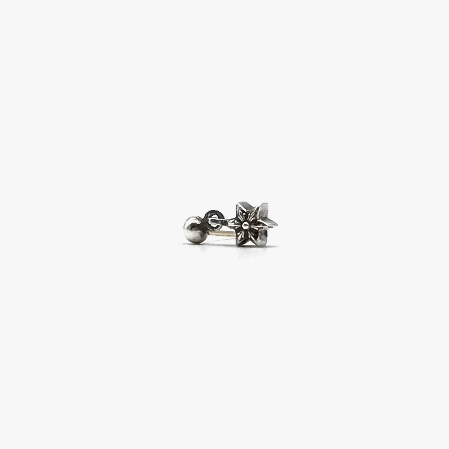 Chrome Hearts Silver Star Earring - SHENGLI ROAD MARKET