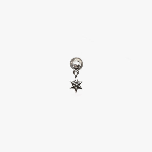 Chrome Hearts Silver Star Earring - SHENGLI ROAD MARKET