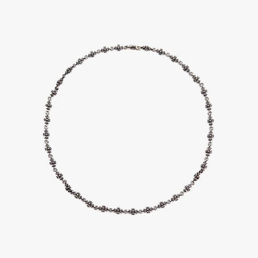 Chrome Hearts Silver TINY E Necklace - SHENGLI ROAD MARKET