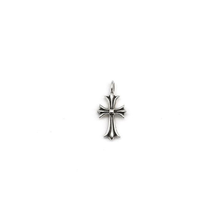 Chrome Hearts Silver Diamonds Tiny Cross Pendant - SHENGLI ROAD MARKET