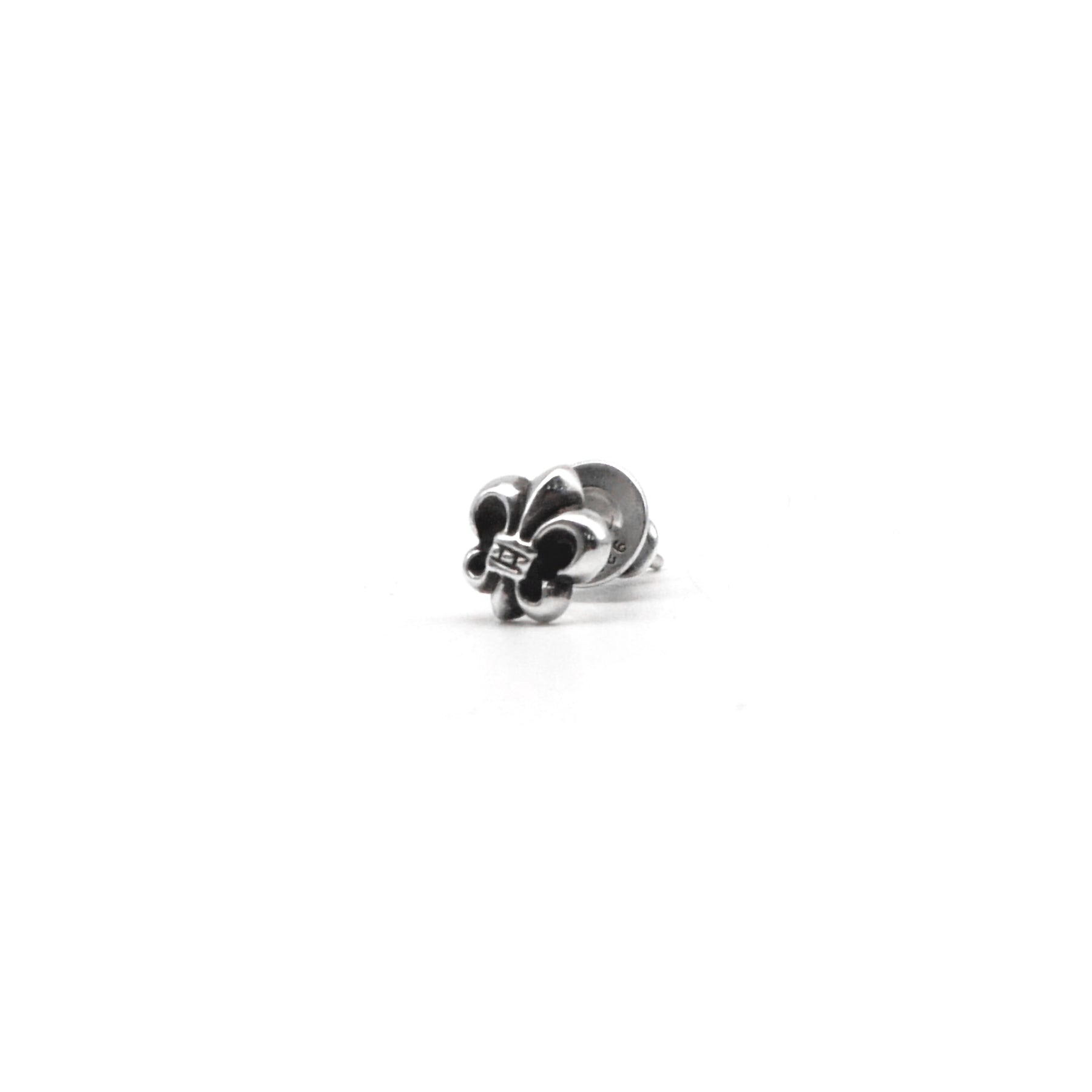 Chrome Hearts Sliver Fleur Earring Stud