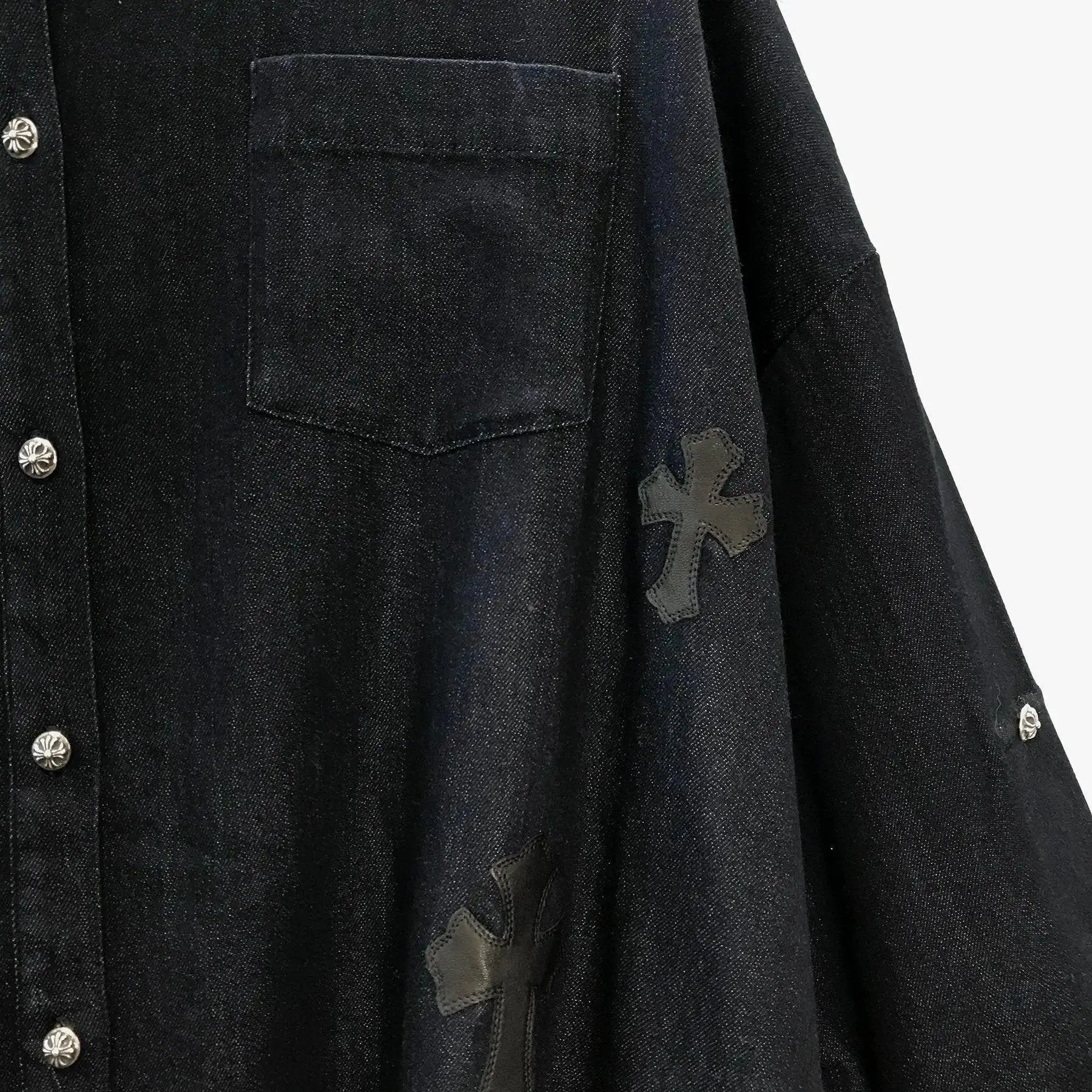 CHROME HEARTS STAR DENIM SHIRTS - ジャケット・アウター