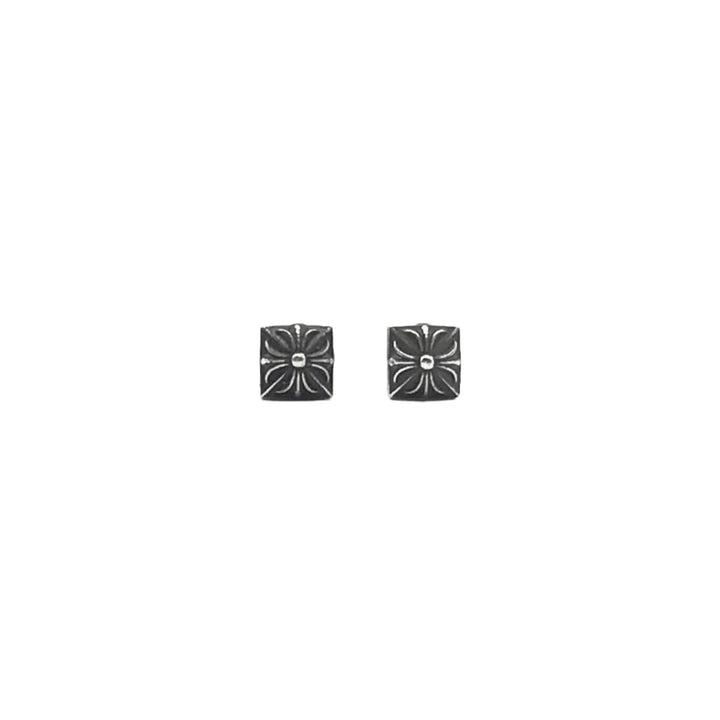 Chrome Hearts Square Cross Earring Ear Stud - SHENGLI ROAD MARKET