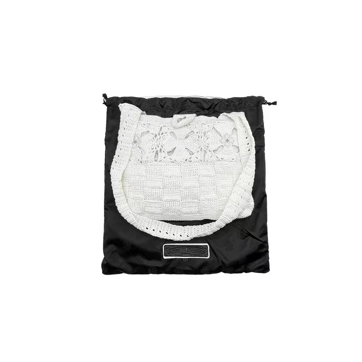 Chrome Hearts St Barth Limited Cashmere Woven Satchel - SHENGLI ROAD MARKET