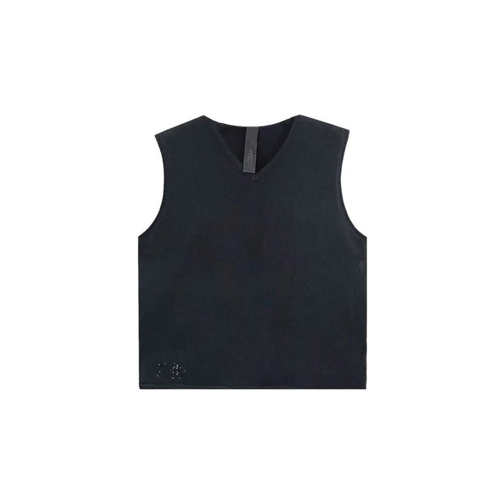 Chrome Hearts Sword Rhinestone Black Cashmere Vest Tanktop - SHENGLI ROAD MARKET