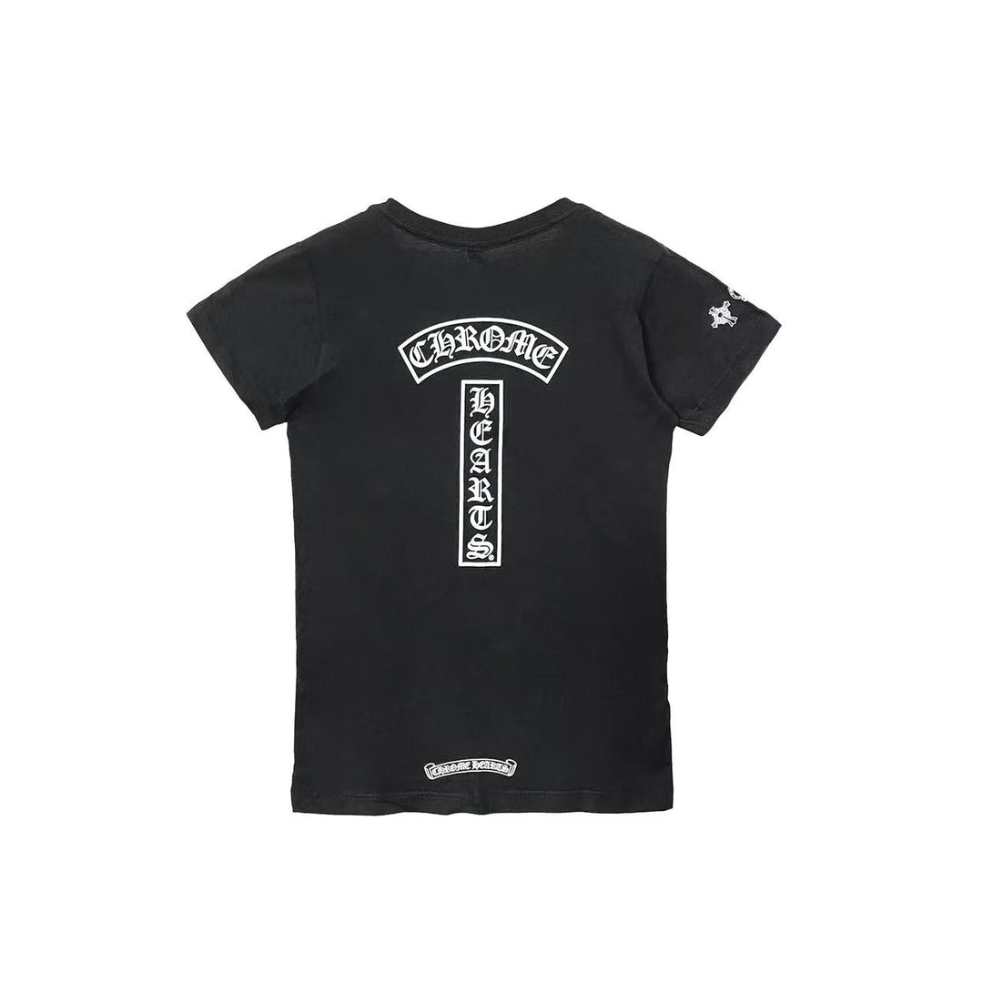 Chrome Hearts T Bar Logo Short Sleeve Tee - SHENGLI ROAD MARKET