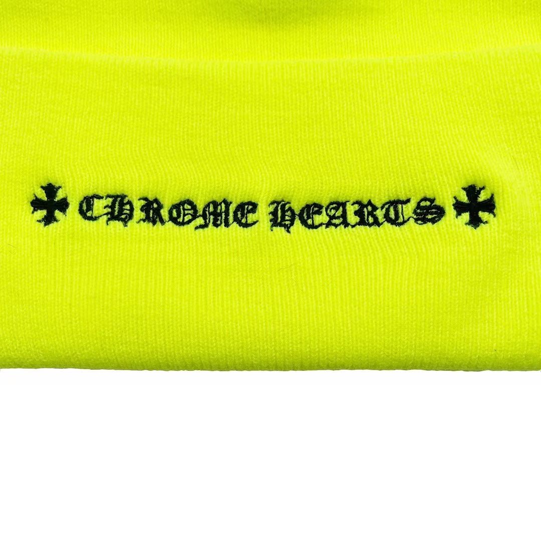 Chrome Hearts Triple Crosses Script Beanie - SHENGLI ROAD MARKET