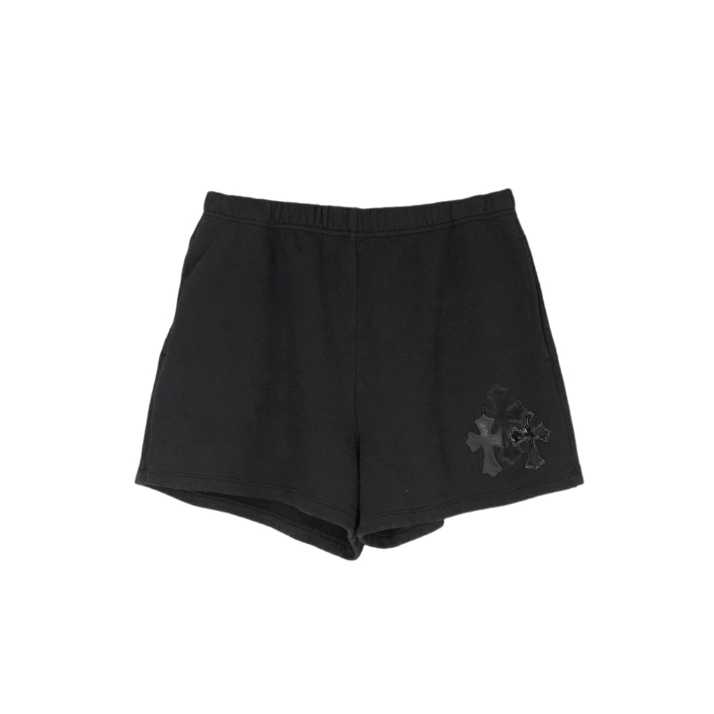 Chrome Hearts Triple Leather Cross Patch Logo Shorts - SRM Chrome Hearts Triple Leather Cross Patch Logo Shorts - SRM