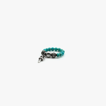 Chrome Hearts Turquoise Silver Dagger Ring - SHENGLI ROAD MARKET