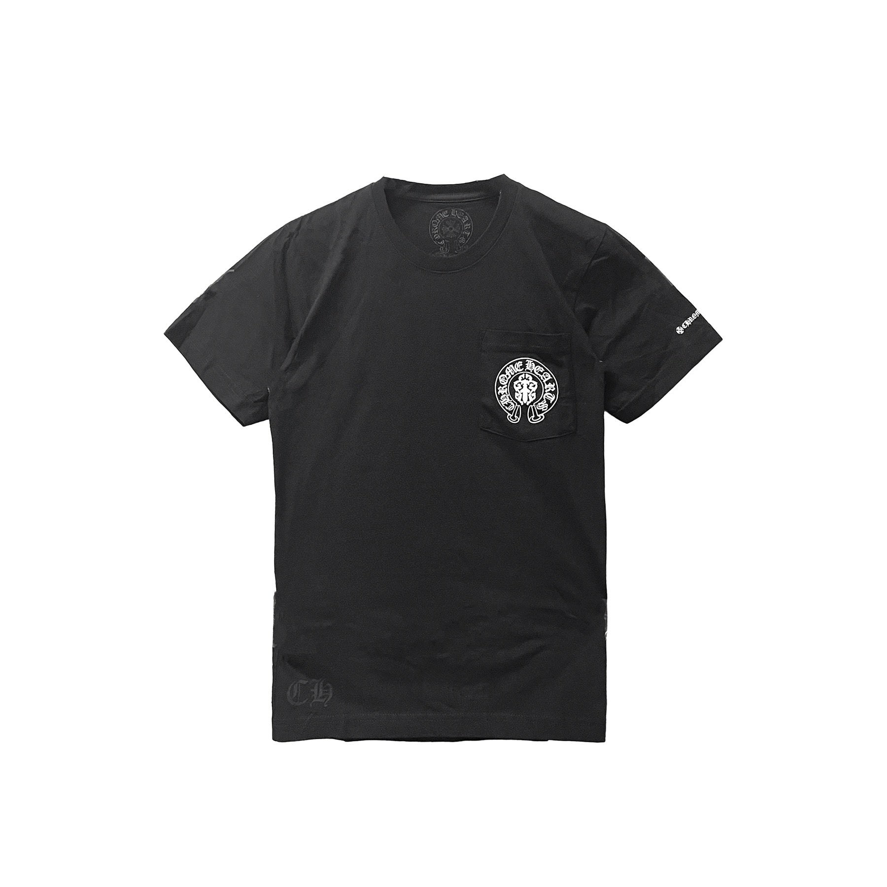 Chrome Hearts USA Flag Triple Cross Logo Short Sleeve Tee