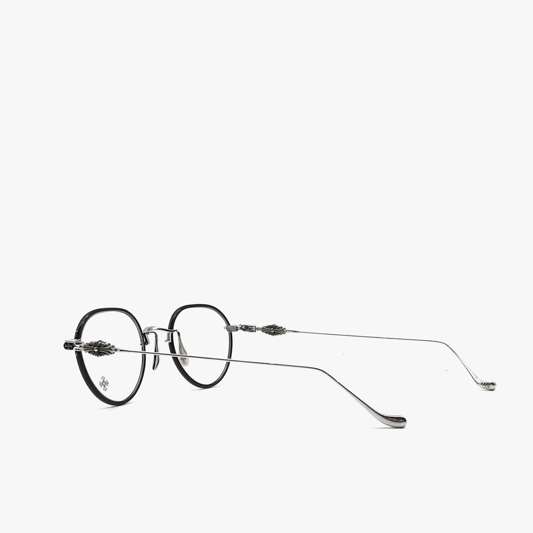 Chrome Hearts Vagidictorian BK-SS Black & Silver Glasses Frame - SHENGLI ROAD MARKET