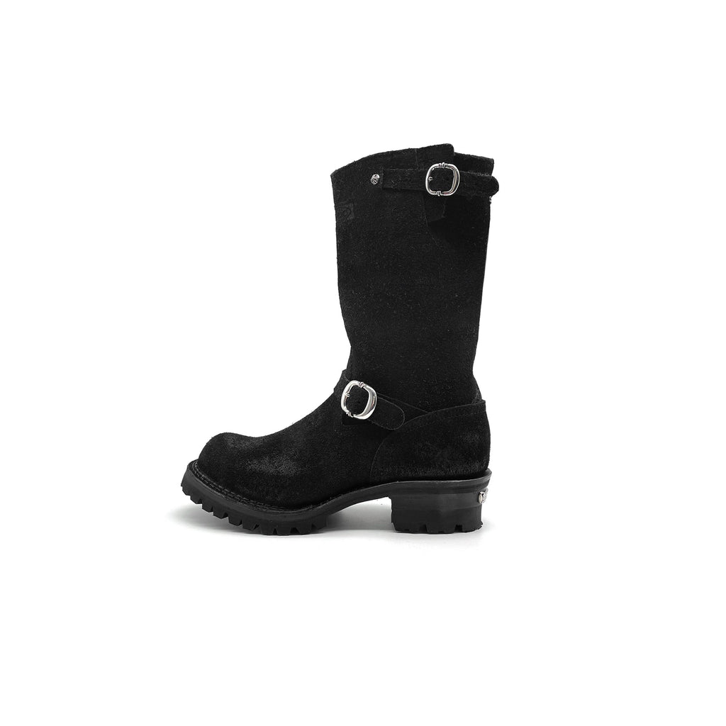 CHROME HEARTS✖️Vibram BLACKスエードブーツ クロムハーツ×ウエスコ ファイヤーマン ブーツ レザー×925 11E
