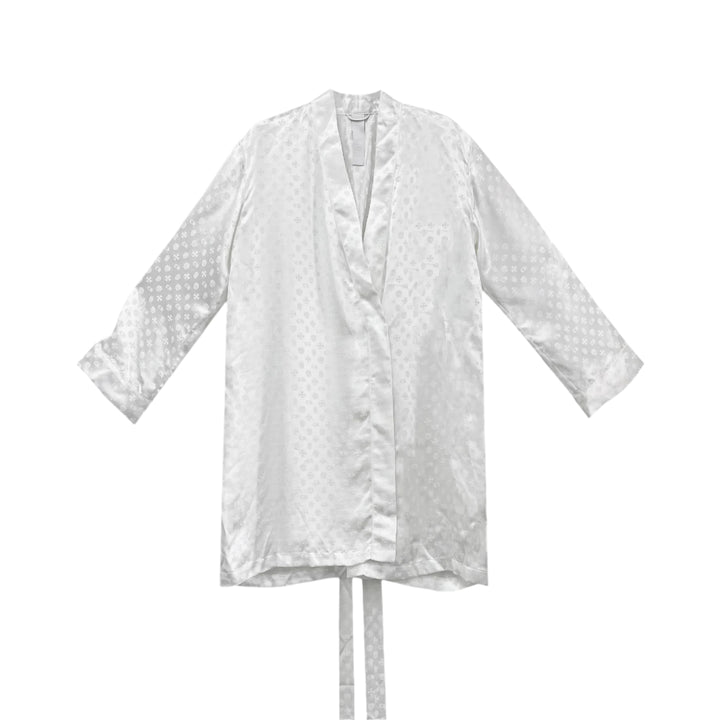 Chrome Hearts White Silk Pajama Nightgown - SHENGLI ROAD MARKET