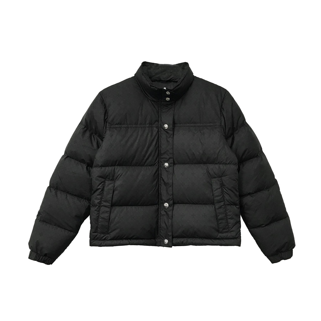 Chrome Hearts Women's Tonal Monogram Cross Pattern Puffer Jacket - SHENGLI ROAD MARKET