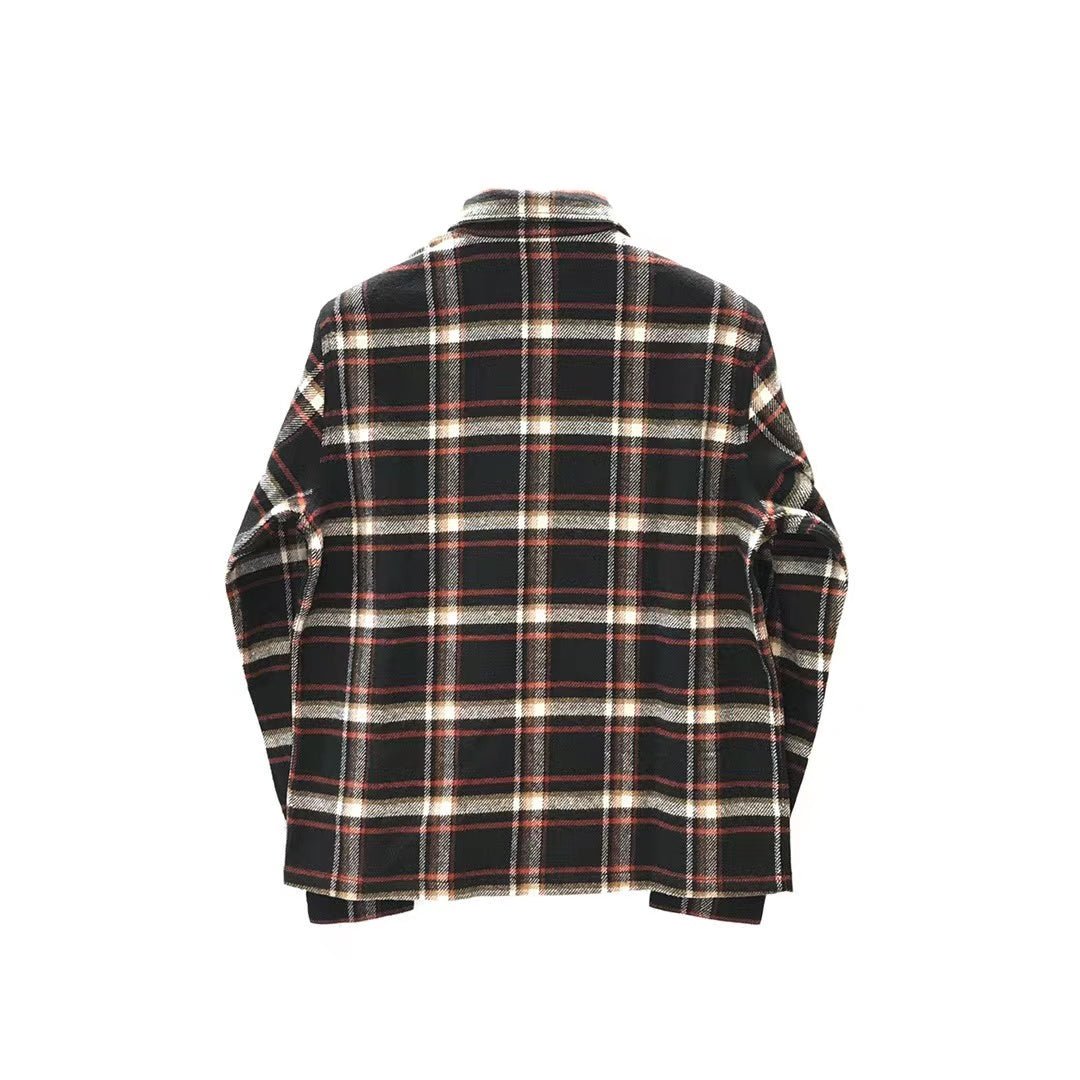 Chrome Hearts Work Dog Plaid Shirt Jacket - SHENGLI ROAD MARKET