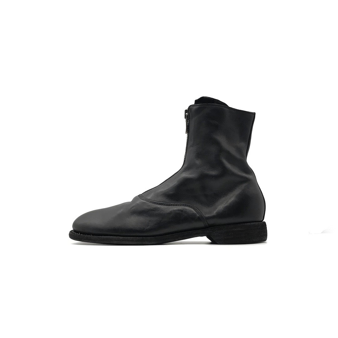 GUIDI 210 Horse Full Grain Front Zip Leather Boots