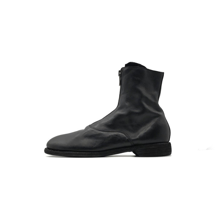 GUIDI 210 Horse Full Grain Front Zip Leather Boots - SHENGLI ROAD MARKET