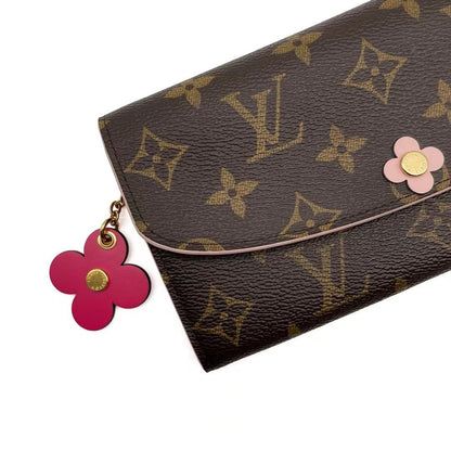 Louis Vuitton Monogram Bloom Flower Emilie Wallet - SHENGLI ROAD MARKET