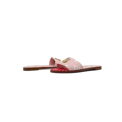 Louis Vuitton Monogram Giant Lock It Flat Sandals - SHENGLI ROAD MARKET