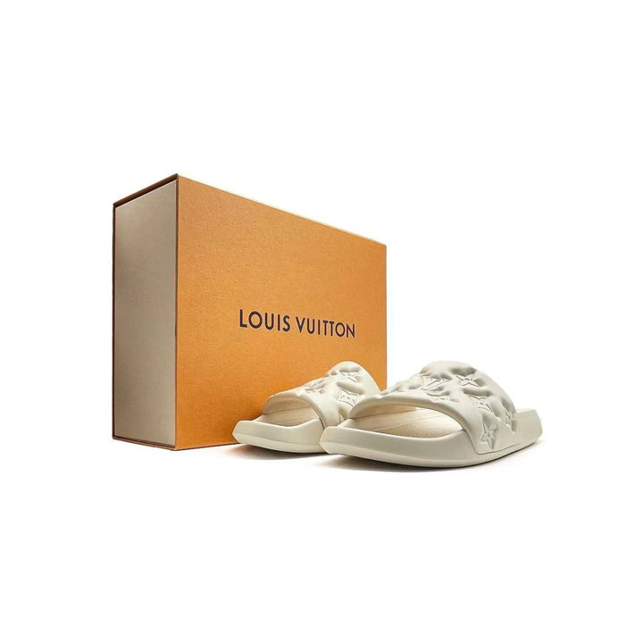 Louis Vuitton Monogram Unisex Street Style Collaboration Plain Leather Slippers - SHENGLI ROAD MARKET