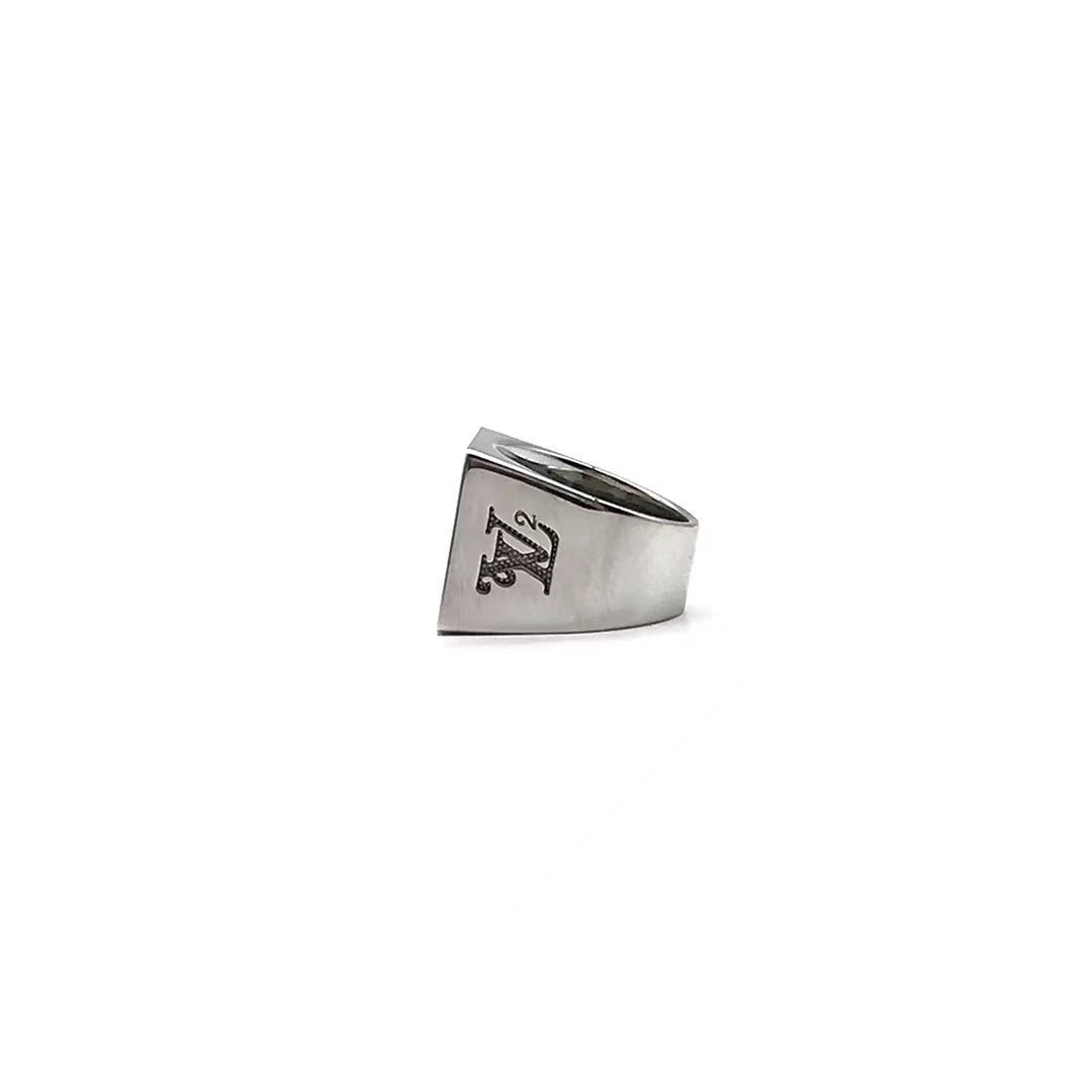 Louis Vuitton × Nigo Silver Squared Ring - SHENGLI ROAD MARKET