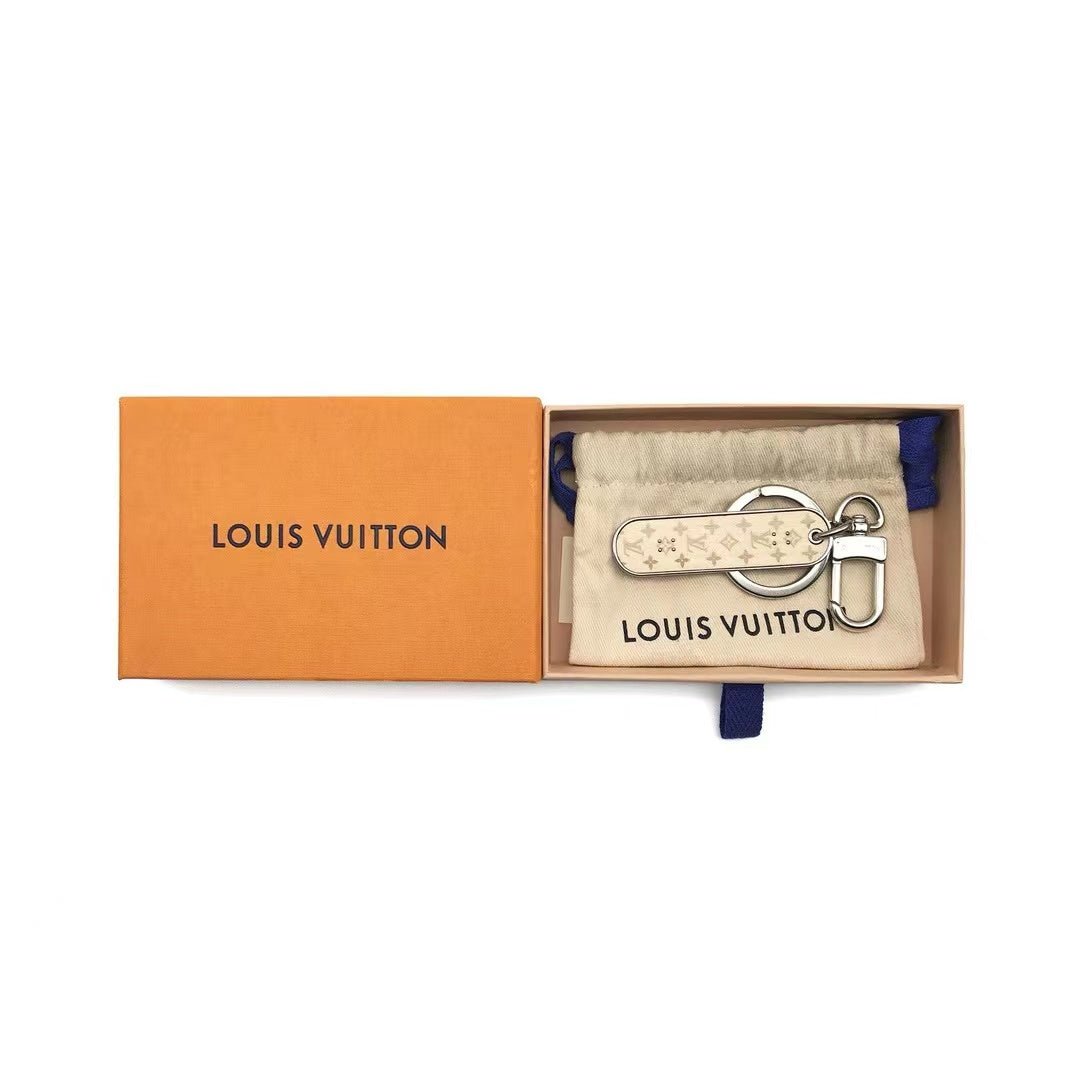 Louis Vuitton Skate Bag Charm And Key Holder Monogram Silver - SHENGLI ROAD MARKET
