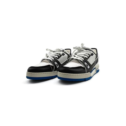 Louis Vuitton Trainer White Black Blue Sneaker - SHENGLI ROAD MARKET