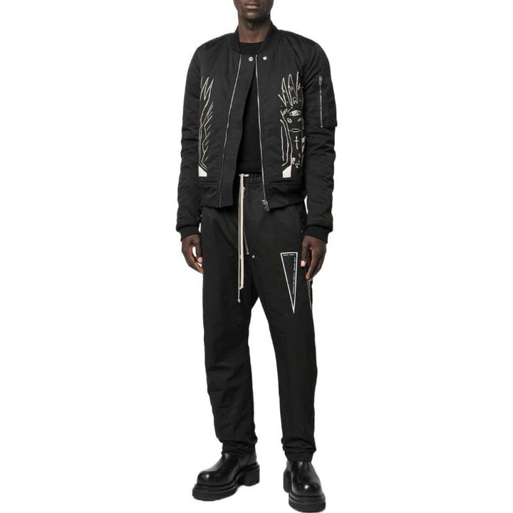 RICK OWENS DRKSHDW Black Pantaloni Geth Bela Pants - SHENGLI ROAD MARKET