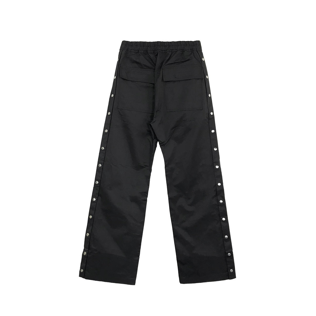 RICK OWENS DRKSHDW Black Pusher Pants - SHENGLI ROAD MARKET