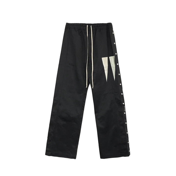 RICK OWENS DRKSHDW Black Pusher Pants - SHENGLI ROAD MARKET