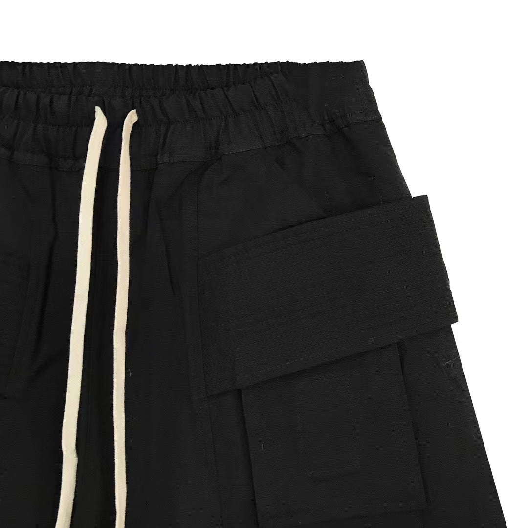 RICK OWENS DRKSHDW Creatch Cargo Wide-Leg Pants