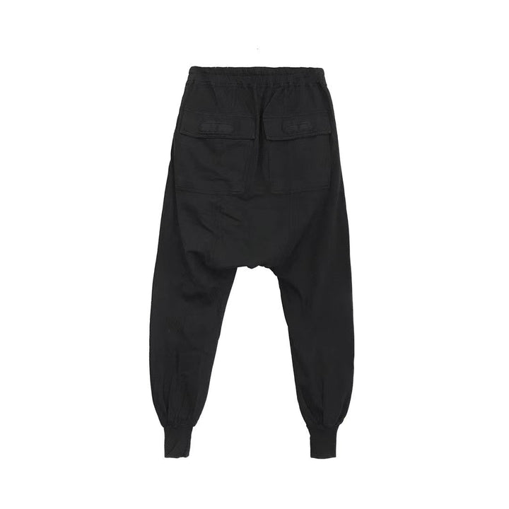 RICK OWENS DRKSHDW Drawstring Drop-Crotch Pants - SHENGLI ROAD MARKET