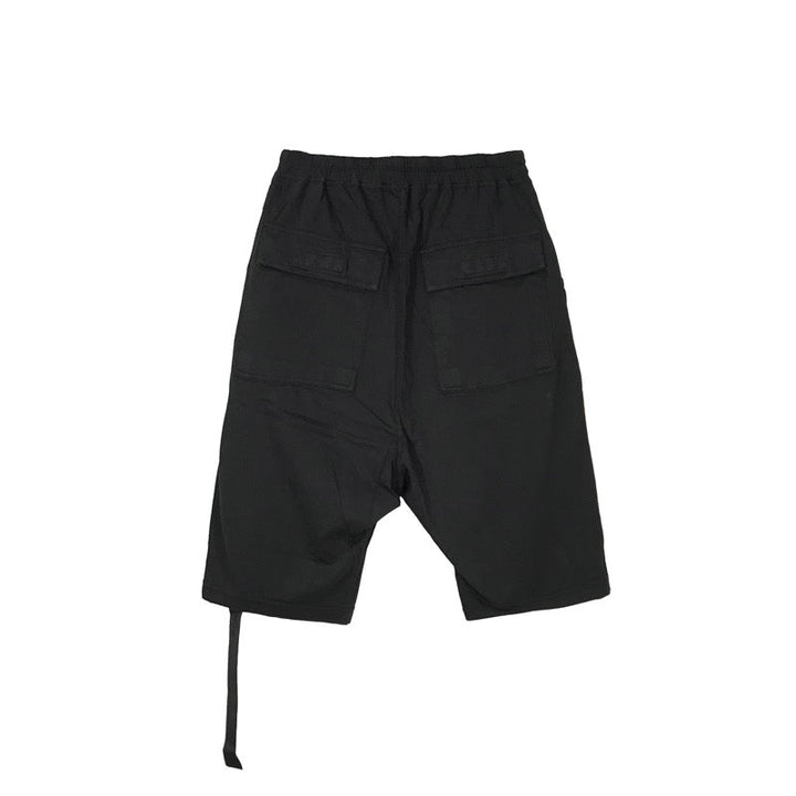 RICK OWENS DRKSHDW Drop-Croptch Bela Shorts - SHENGLI ROAD MARKET