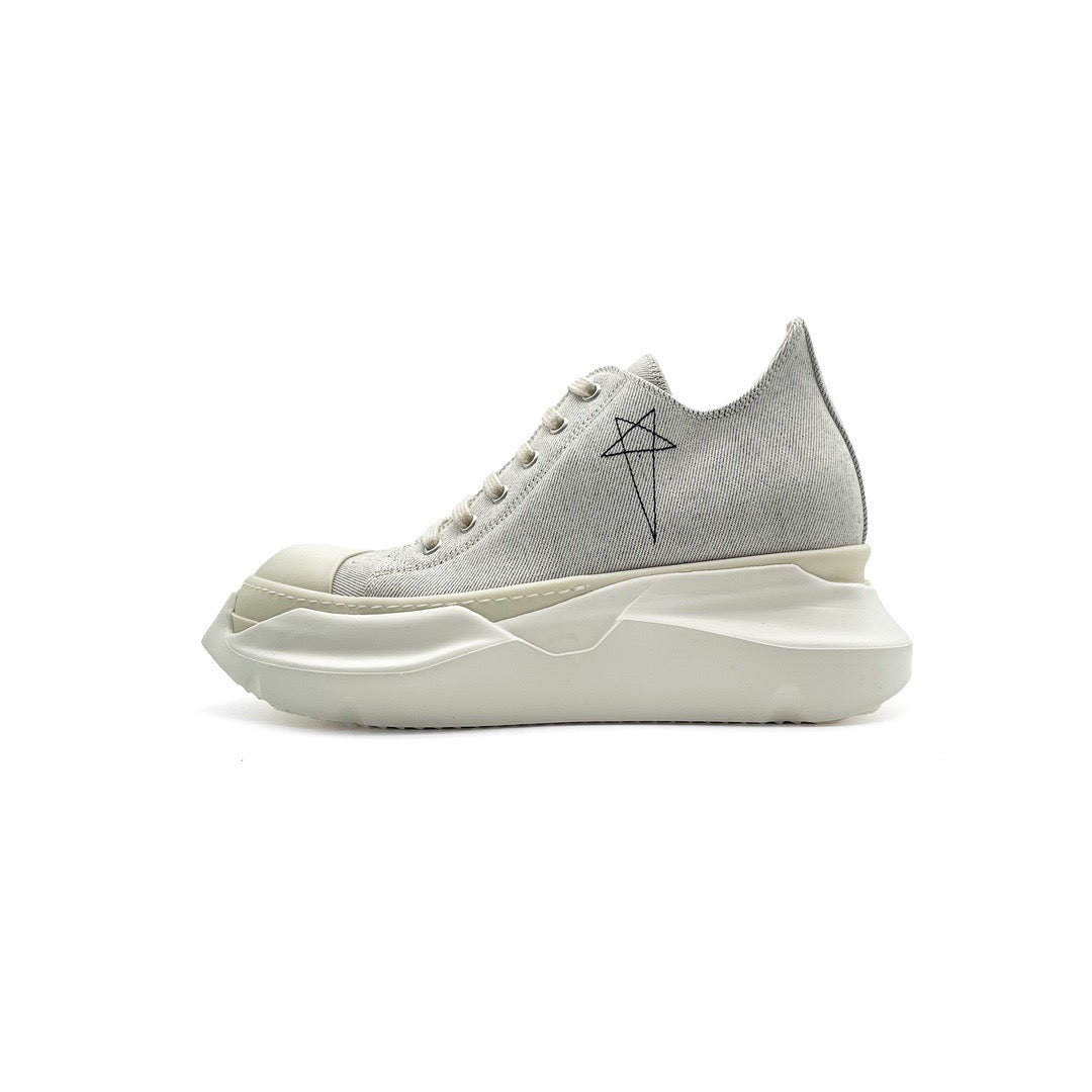 RICK OWENS DRKSHDW FW23 LUXOR Men's Abstract Low Sneaker - SHENGLI ROAD MARKET