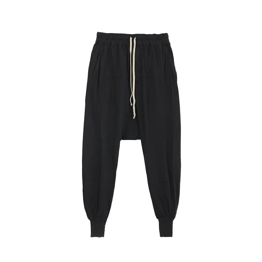 RICK OWENS DRKSHDW Men's Drop-Crotch Drawstring Pants - SHENGLI ROAD MARKET