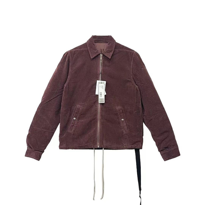 RICK OWENS DRKSHDW Padded Cotton-Corduroy Bomber Jacket - SHENGLI ROAD MARKET