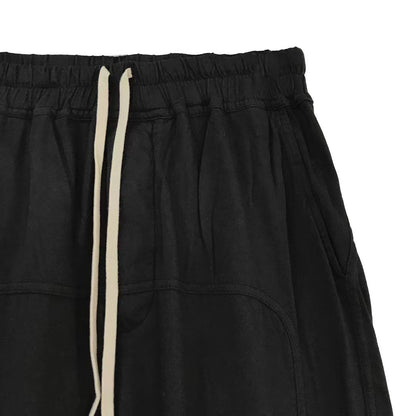 RICK OWENS DRKSHDW Prisoner Organic Cotton Drop-Crotch Pants - SHENGLI ROAD MARKET