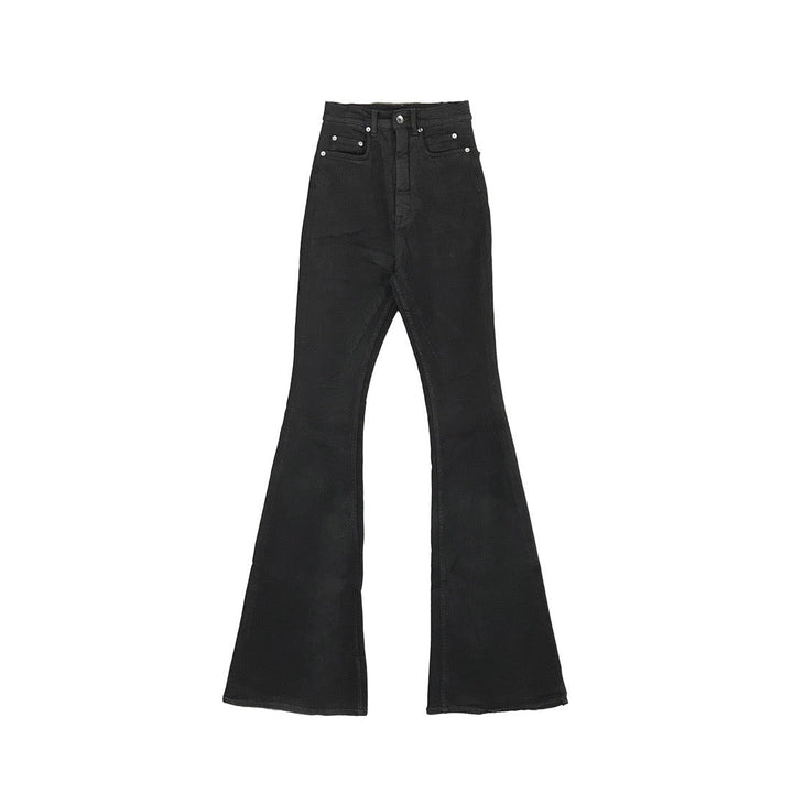 RICK OWENS DRKSHDW Women's Black Bolan Bootcut Jeans - SHENGLI ROAD MARKET