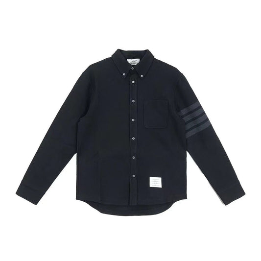 Thom Browne 4-Bar Long Sleeve Shirt - SHENGLI ROAD MARKET