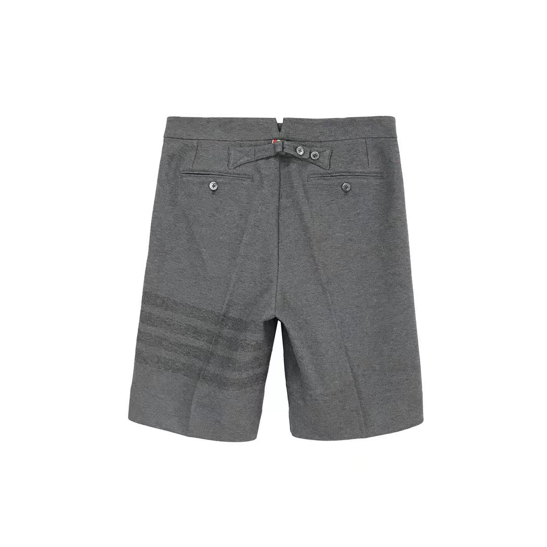 Thom Browne 4-Bar Motif Drawstring Track Shorts - SHENGLI ROAD MARKET