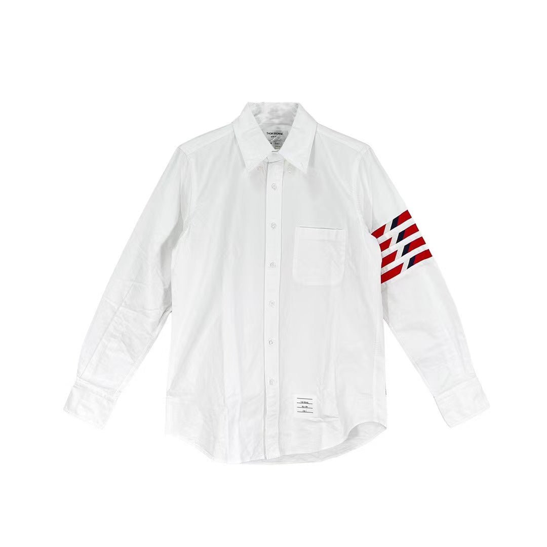 Thom Browne 4-Bar Plain Weave Suiting Shirt - SHENGLI ROAD MARKET