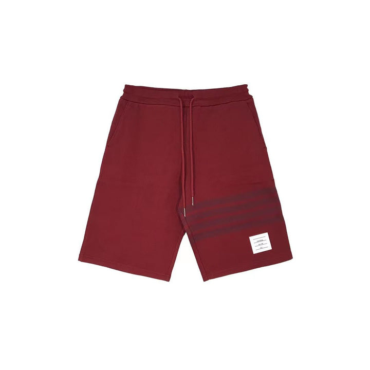 Thom Browne 4-Bar Striped Shorts - SHENGLI ROAD MARKET