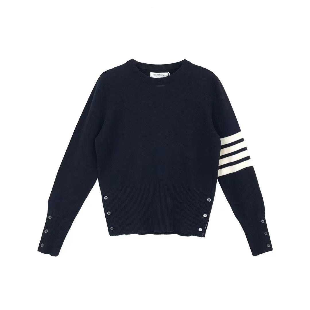 Thom Browne Cashmere 4-Bar Stripe Knit - SHENGLI ROAD MARKET