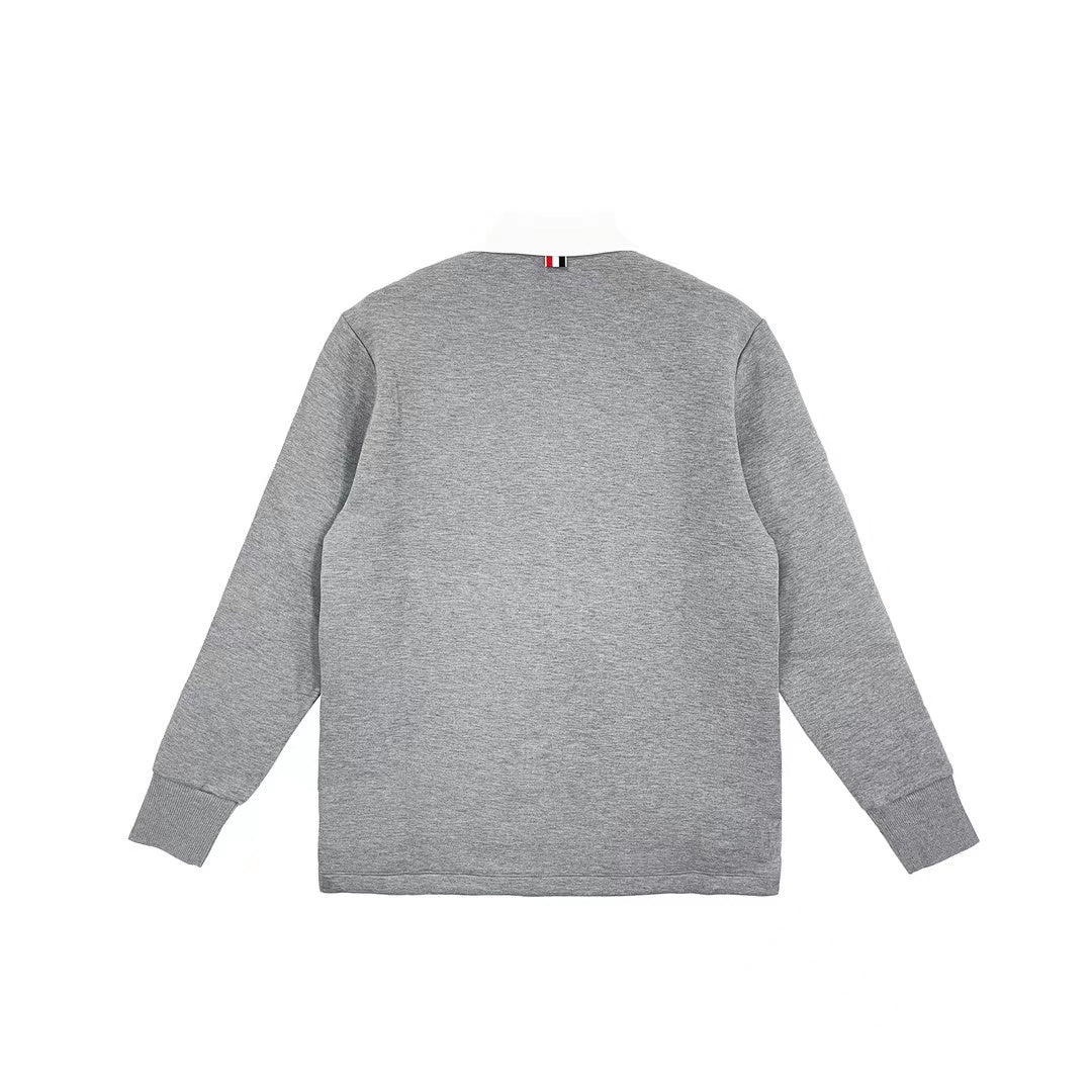 Thom Browne Polo Long Sleeve Sweater - SHENGLI ROAD MARKET