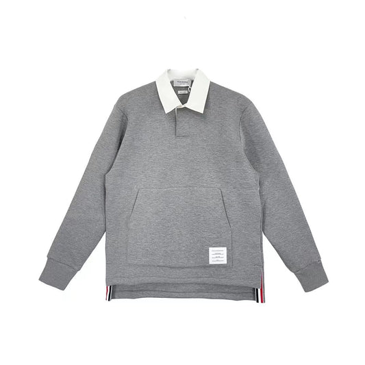 Thom Browne Polo Long Sleeve Sweater - SHENGLI ROAD MARKET
