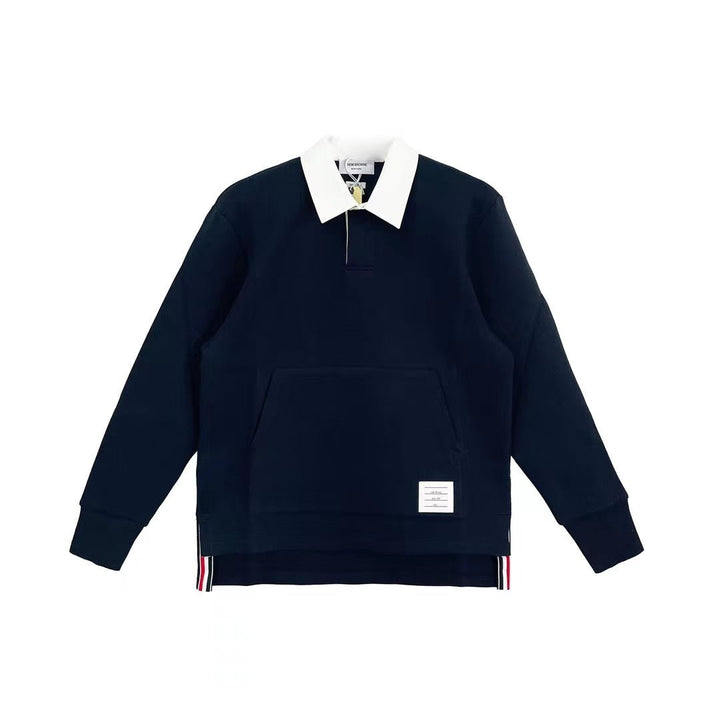 Thom Browne Polo Long Sleeve Sweater - SHENGLI ROAD MARKET