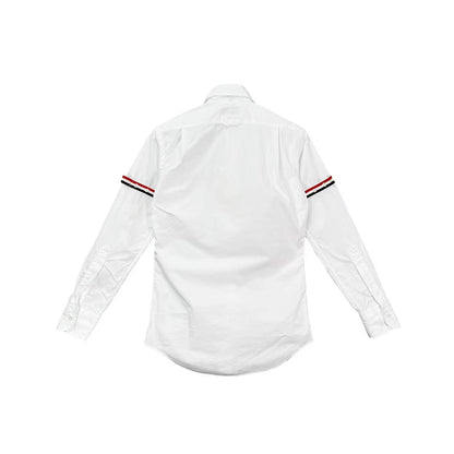 Thom Browne RWB stripe Long Sleeve Shirt - SHENGLI ROAD MARKET
