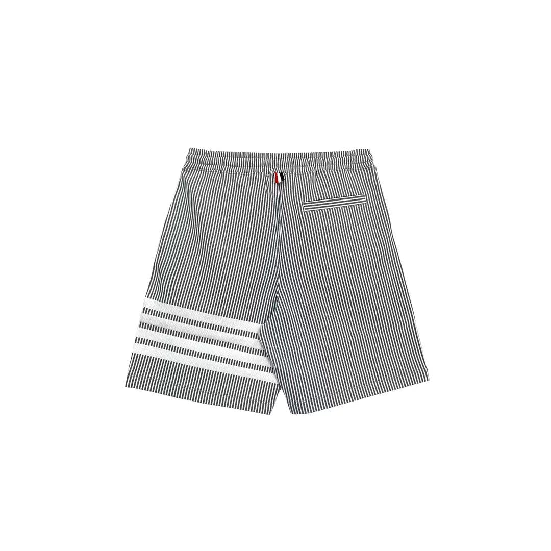 Thom Browne Stripe Track Shorts - SHENGLI ROAD MARKET