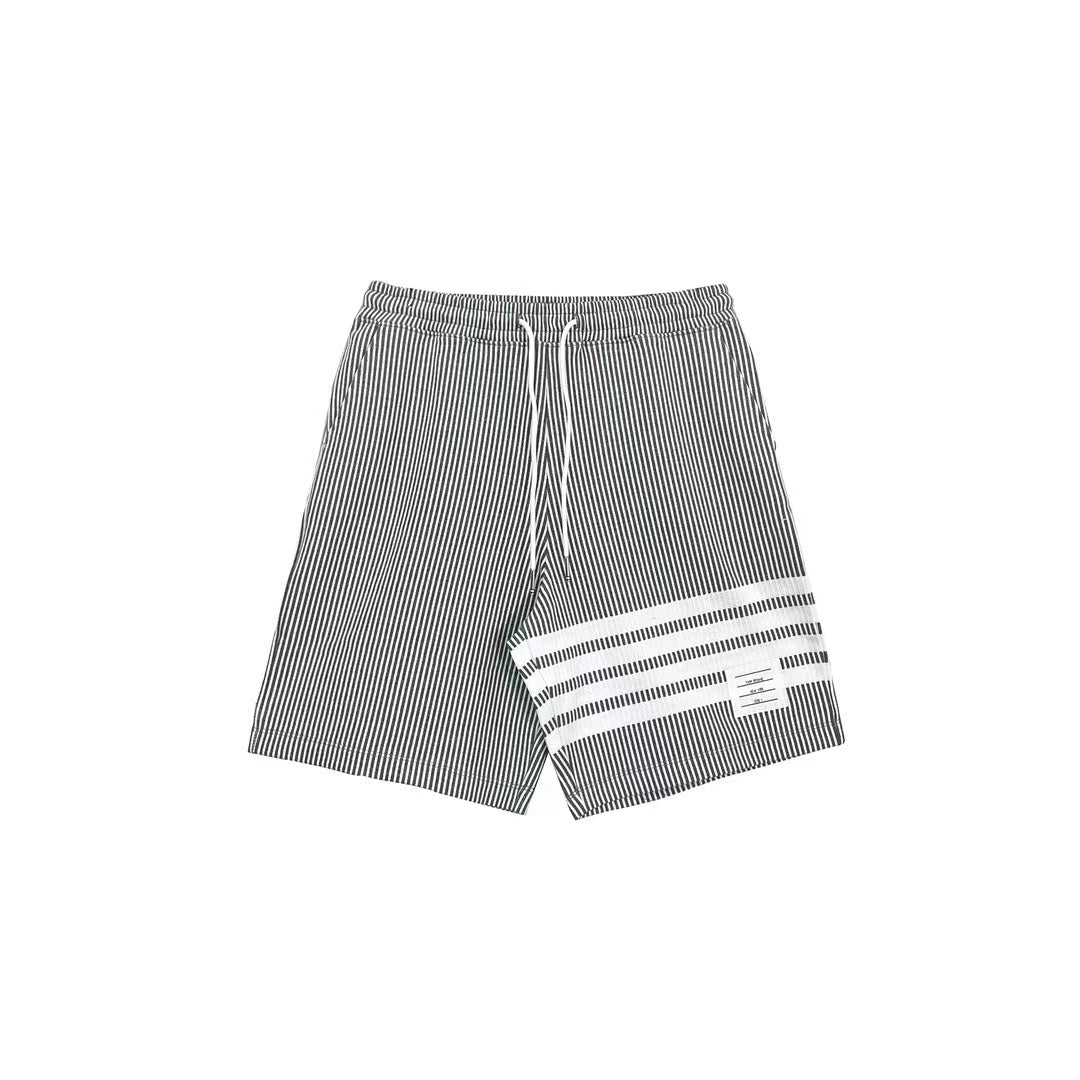 Thom Browne Stripe Track Shorts - SHENGLI ROAD MARKET