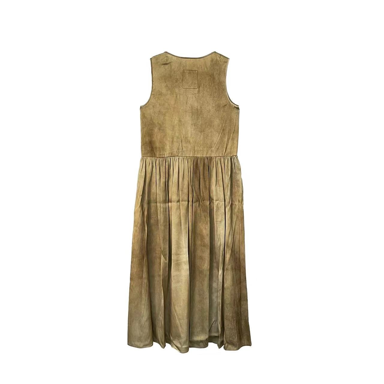 UMA WANG Make Old Sleeveless Dress Long Skirt - SHENGLI ROAD MARKET